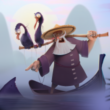 Hungry creatures & cormorant fisherman